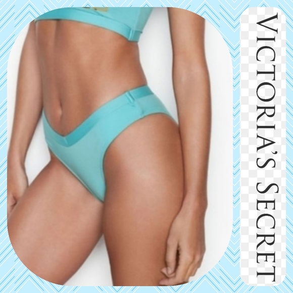 Victoria's Secret Other - VICTORIA SECRET METALLIC LOGO, V CUT BIKINI BOTTOM